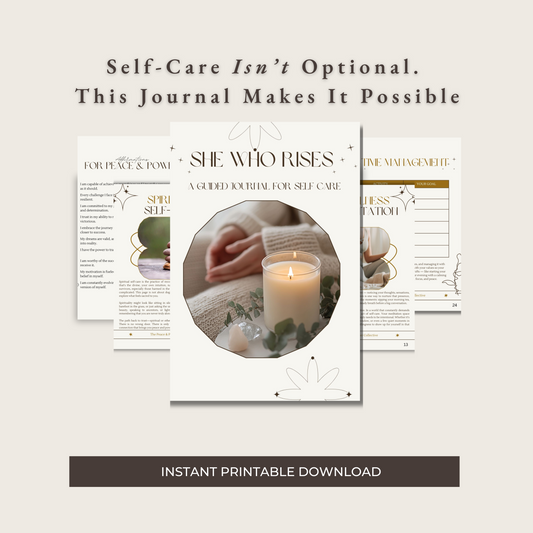 She Who Rises: A Guided Journal for Self Care