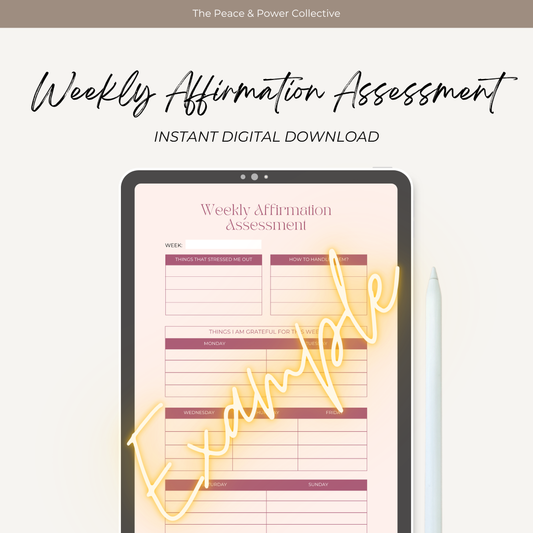 Weekly Affirmation Assessment